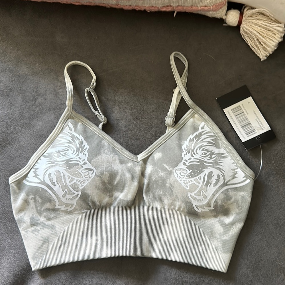 Darc Sport Everson Cacti Cream Sports Bra
